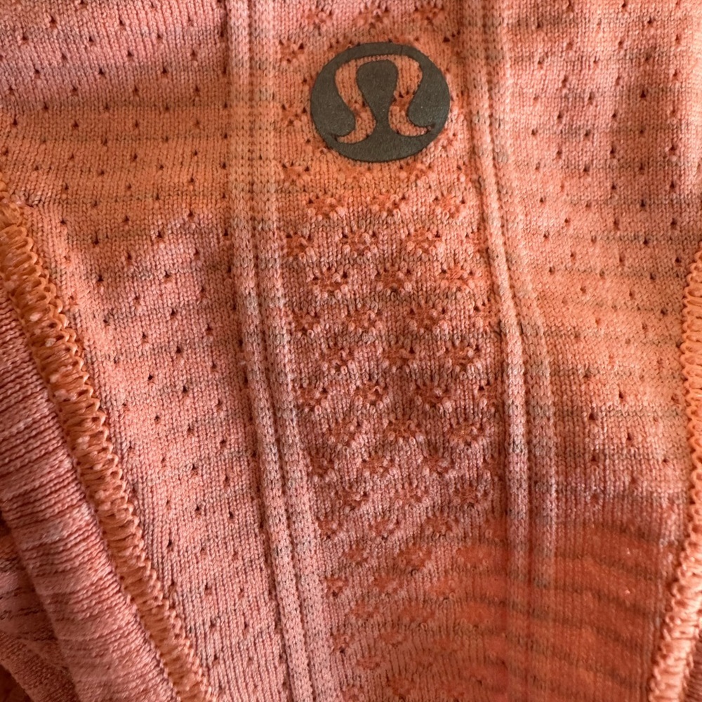 Lululemon Swiftly Tech Racerback Tank Top Coral Pink 10 - Picture 3 of 4
